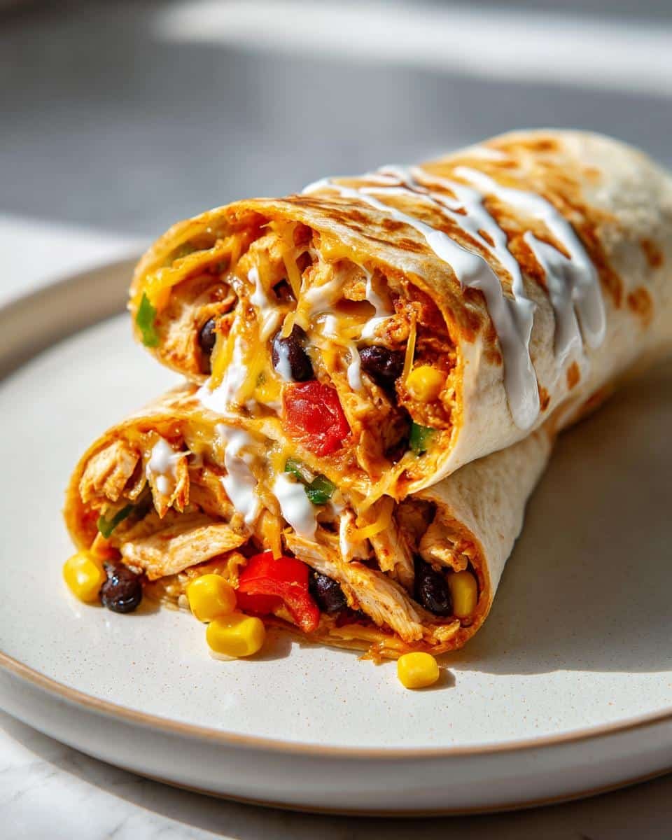 Southwest Chicken Wraps - detail 3