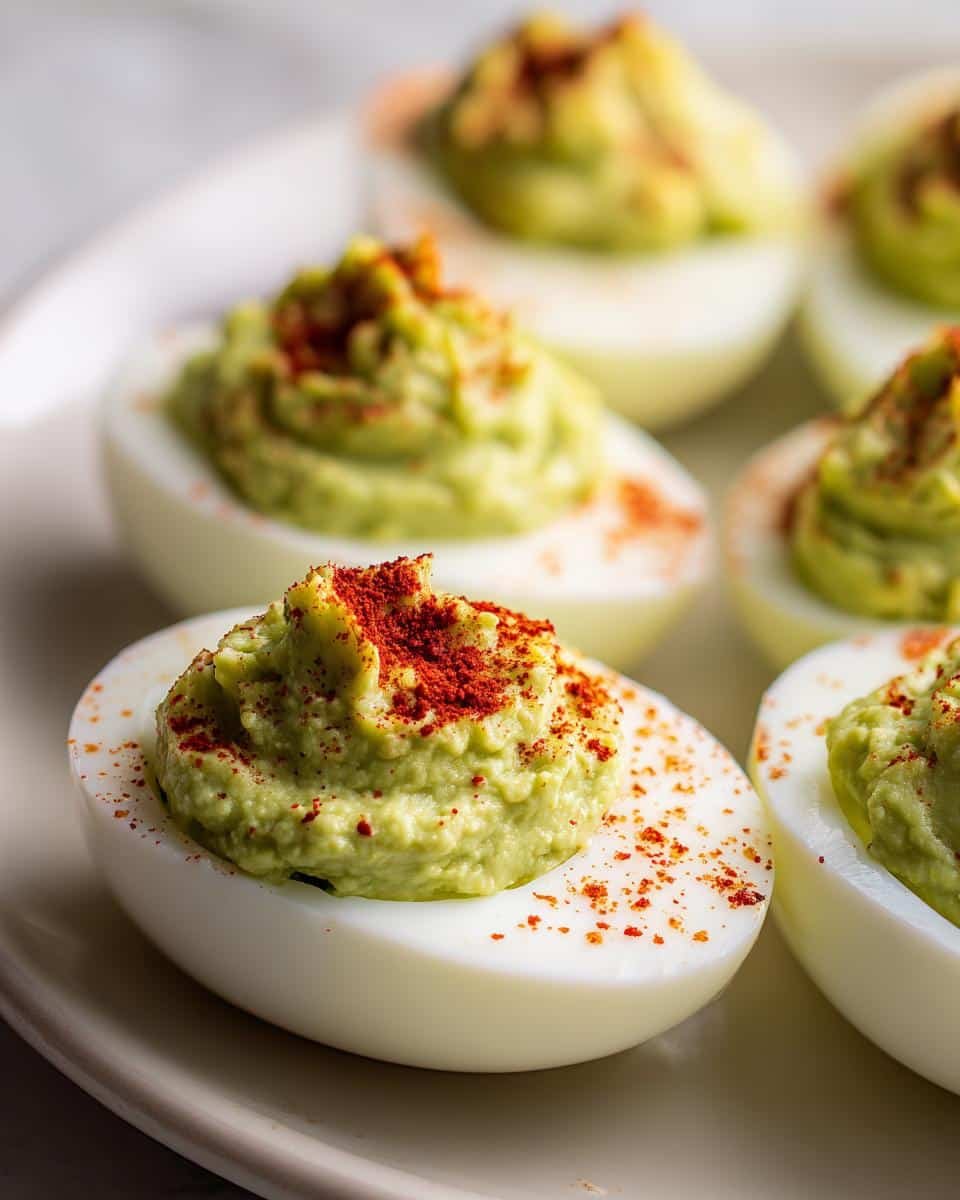 Irresistible Avocado Deviled Eggs Recipe in 15 Minutes 1 Avocado Deviled Eggs - detail 1