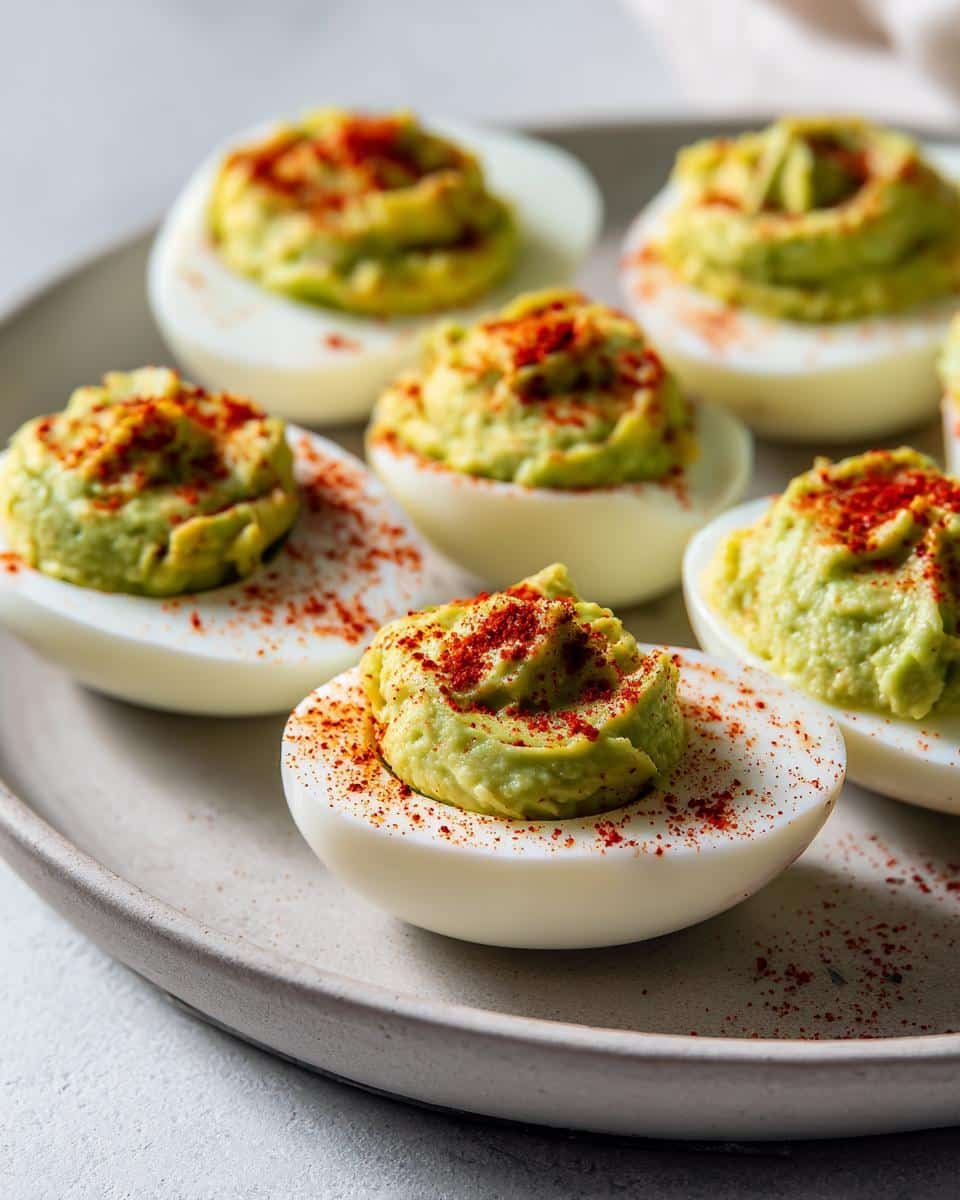 Irresistible Avocado Deviled Eggs Recipe in 15 Minutes 2 Avocado Deviled Eggs - detail 2