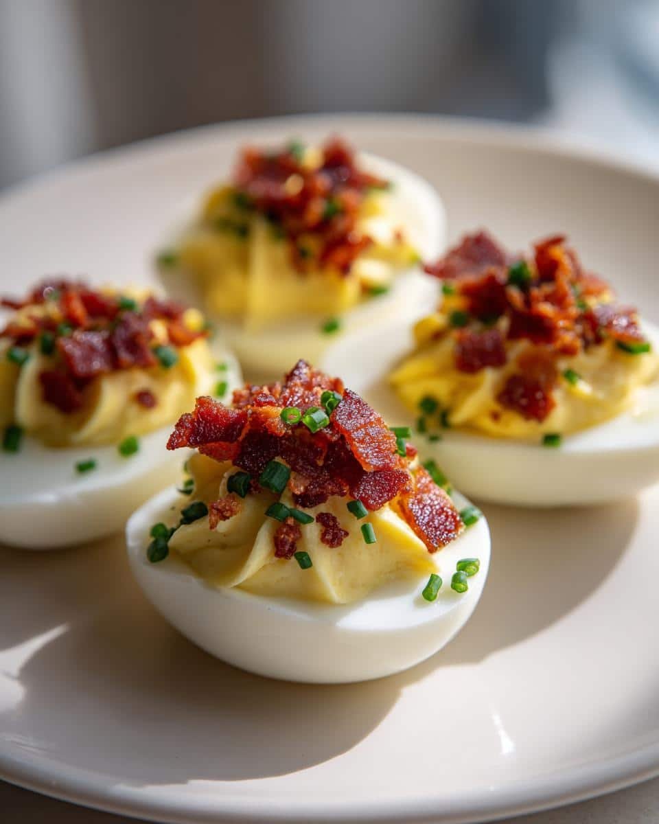 Bacon Deviled Eggs - detail 2