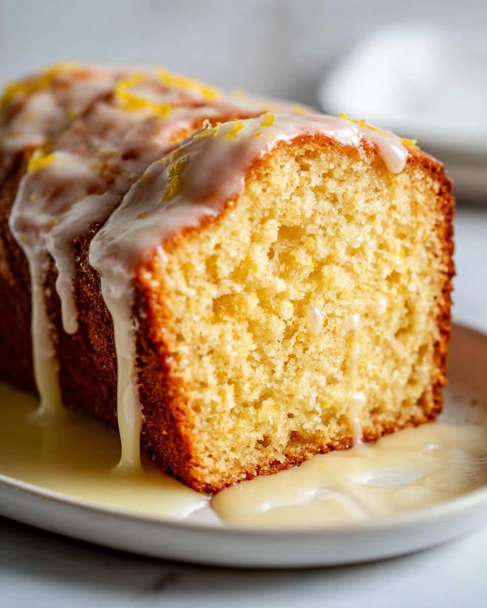 Lemon Glazed Pound Cake - detail 2