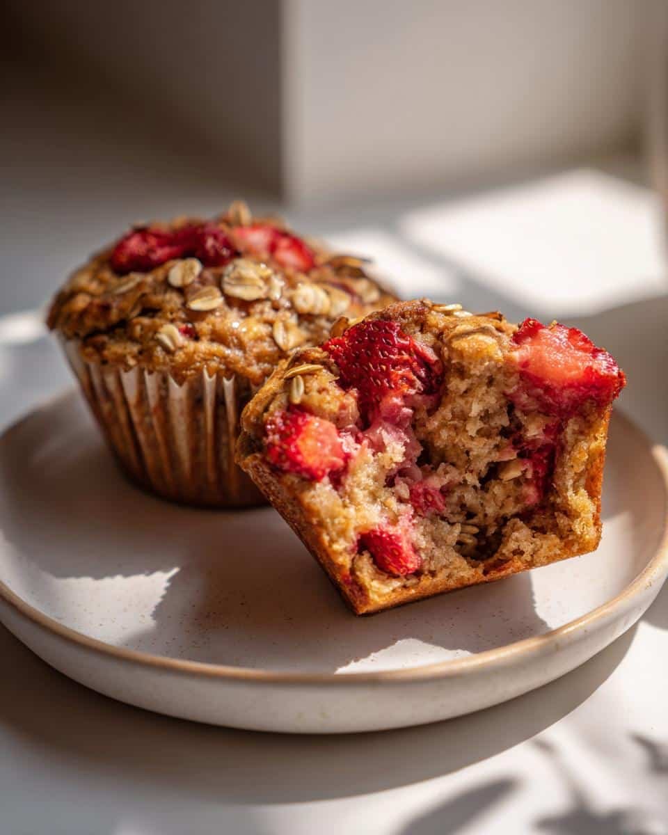 Irresistible Strawberry Oat Muffins in Just 10 Minutes! 1 Strawberry Oat Muffins - detail 1