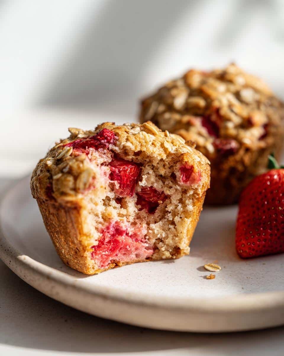 Irresistible Strawberry Oat Muffins in Just 10 Minutes! 2 Strawberry Oat Muffins - detail 2