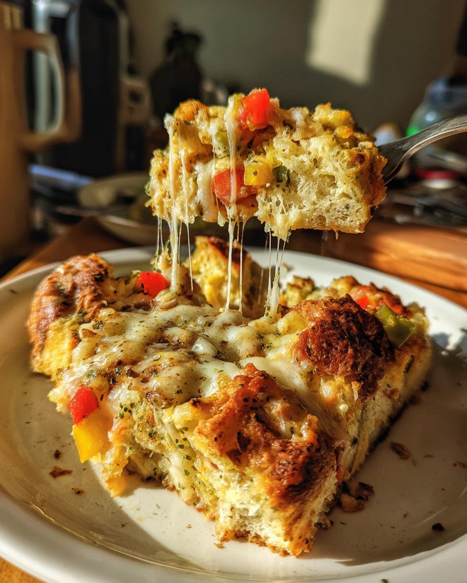 Breakfast Strata - detail 1