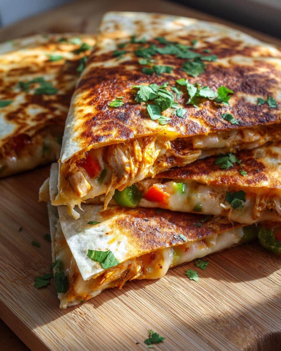 Crispy Chicken Quesadillas Cinco de Mayo - detail 2