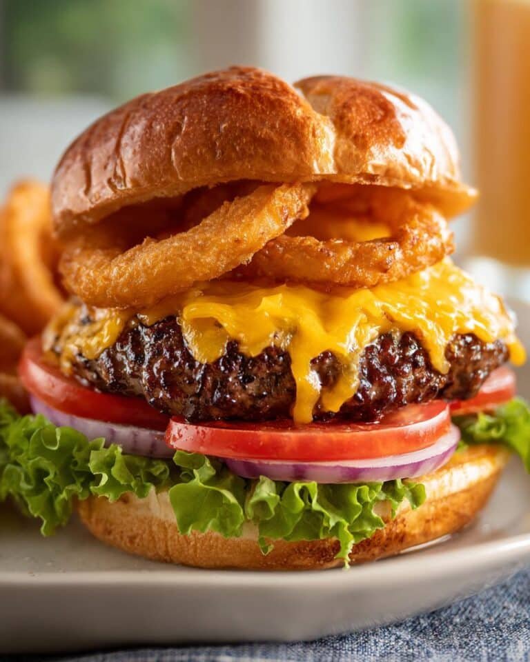 Memorial Day BBQ Cheeseburgers Juicy