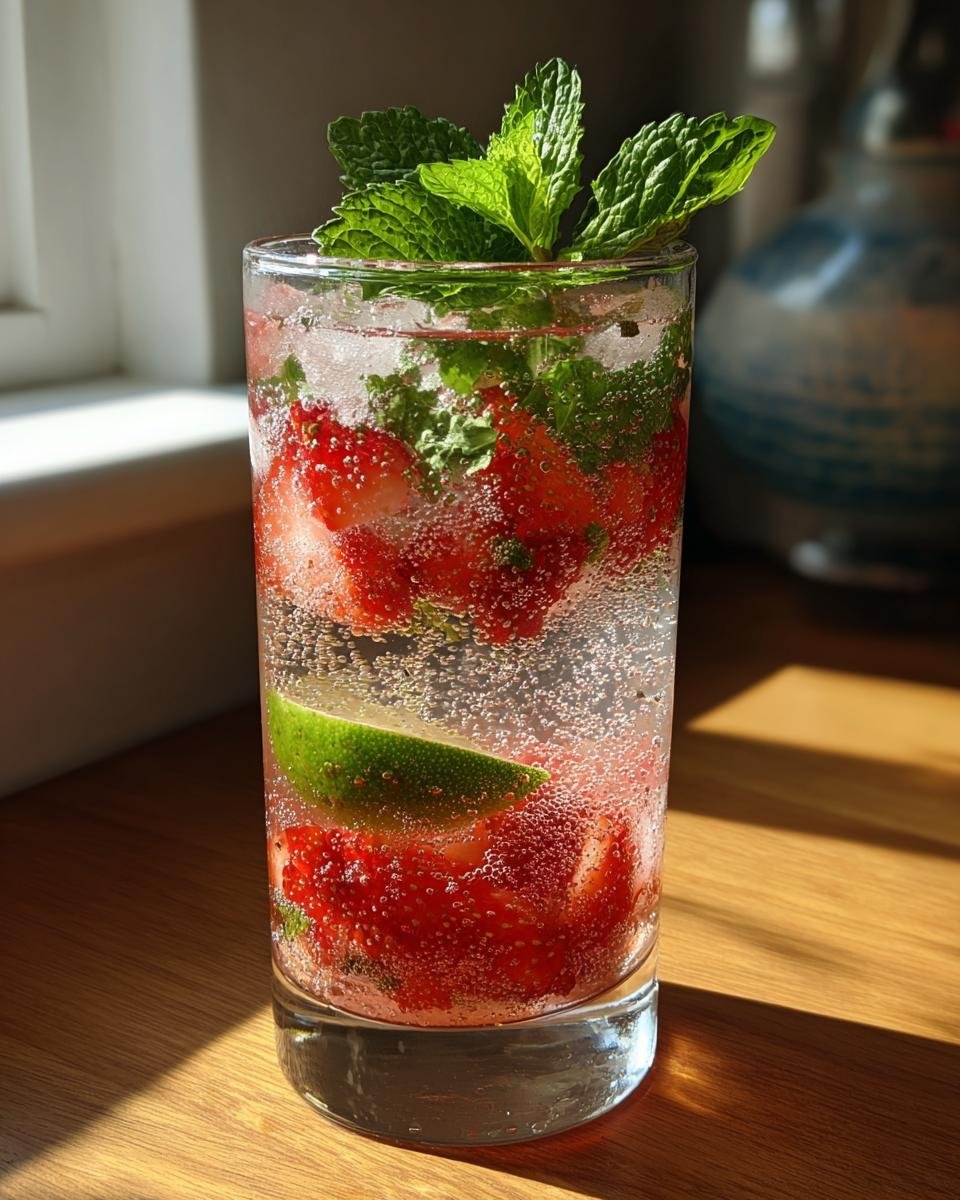 Strawberry Mojito - detail 1