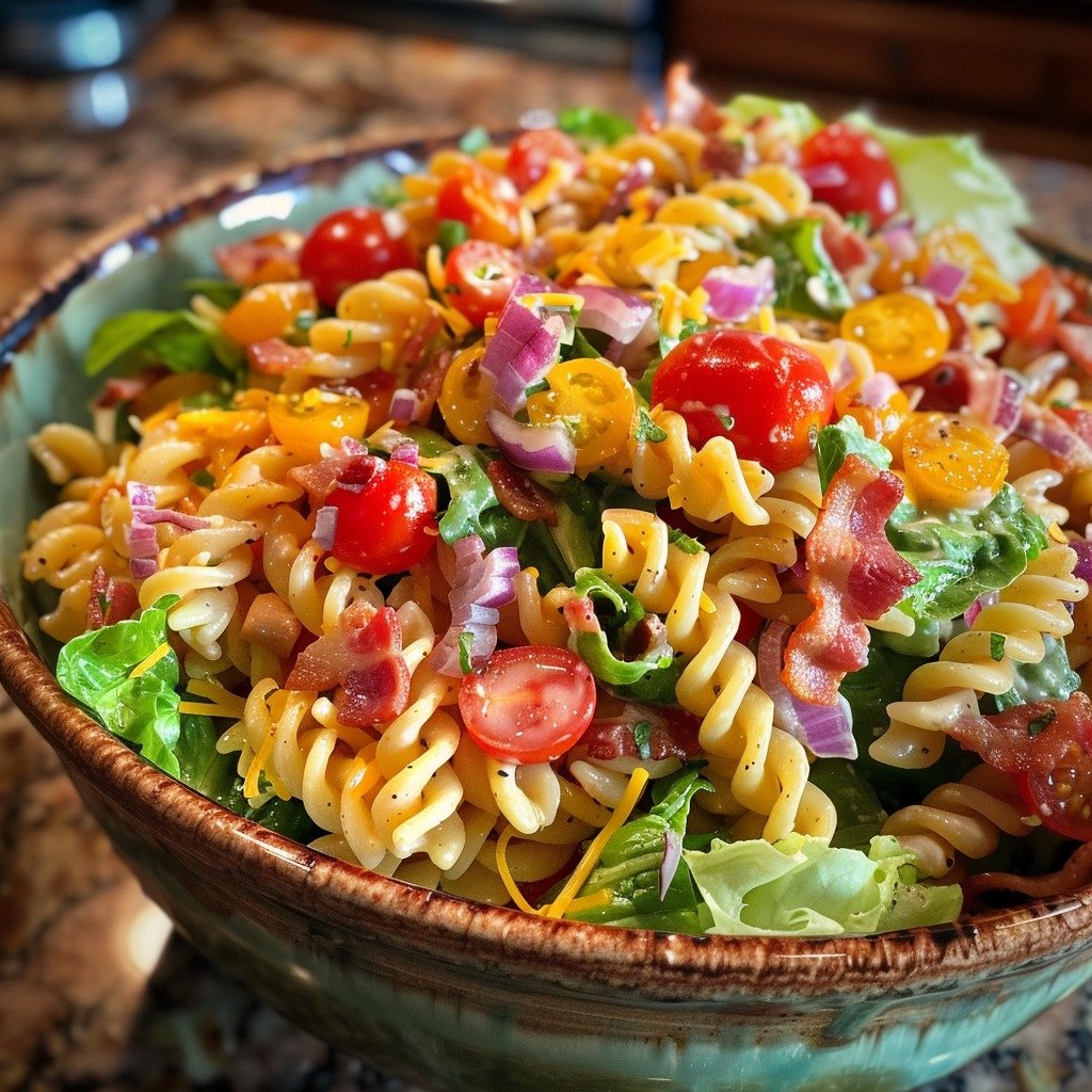 Delicious BLT Pasta Salad Recipe - Perfect Summer Dish