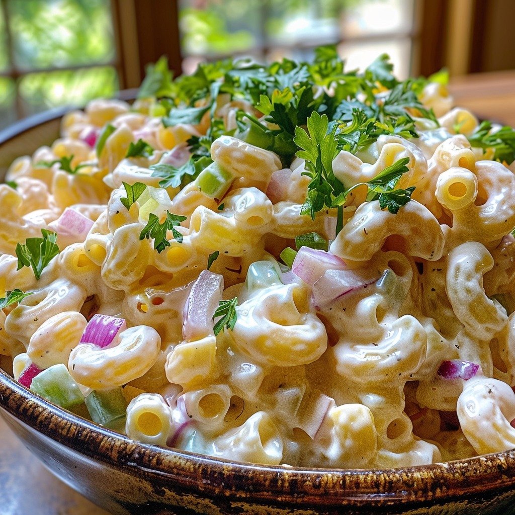 Classic Macaroni Salad Recipe: Creamy, Crunchy & Delicious