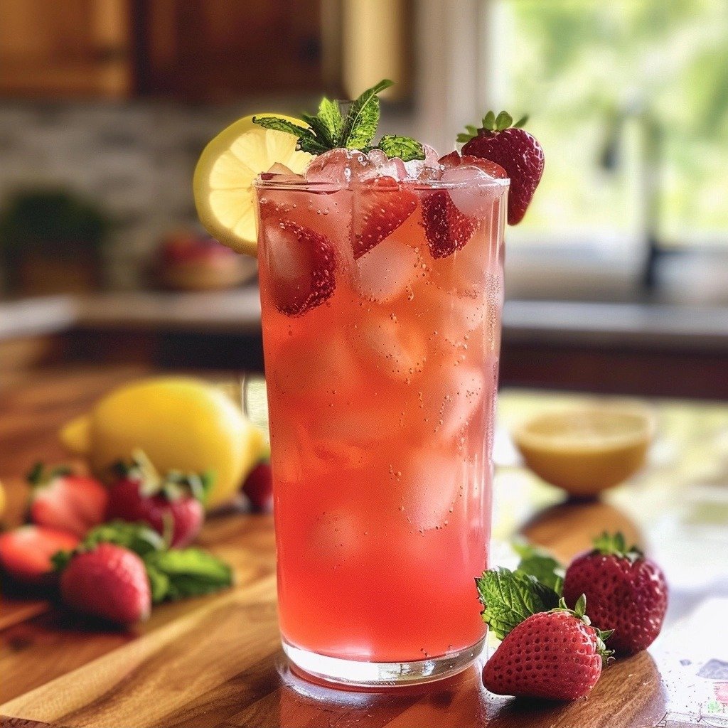 Sparkling Strawberry Lemonade: A Refreshing Summer Delight 3 Sparkling Strawberry Lemonade: A Refreshing Summer Delight